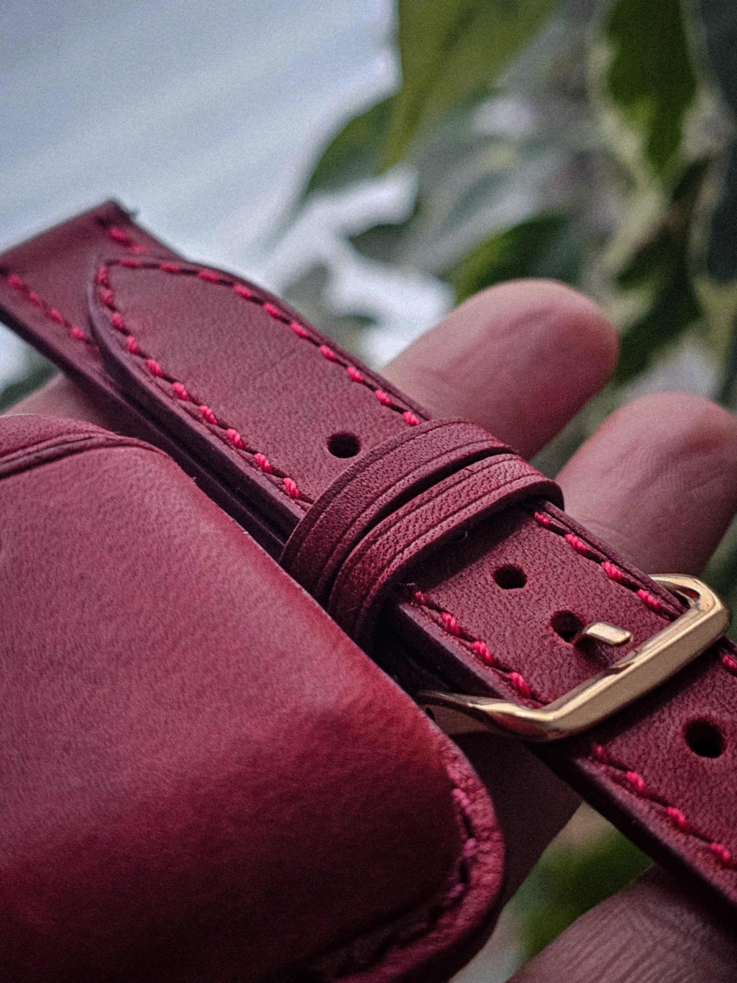 Airpods futrālis + pulksteņa siksniņa / Bordeaux