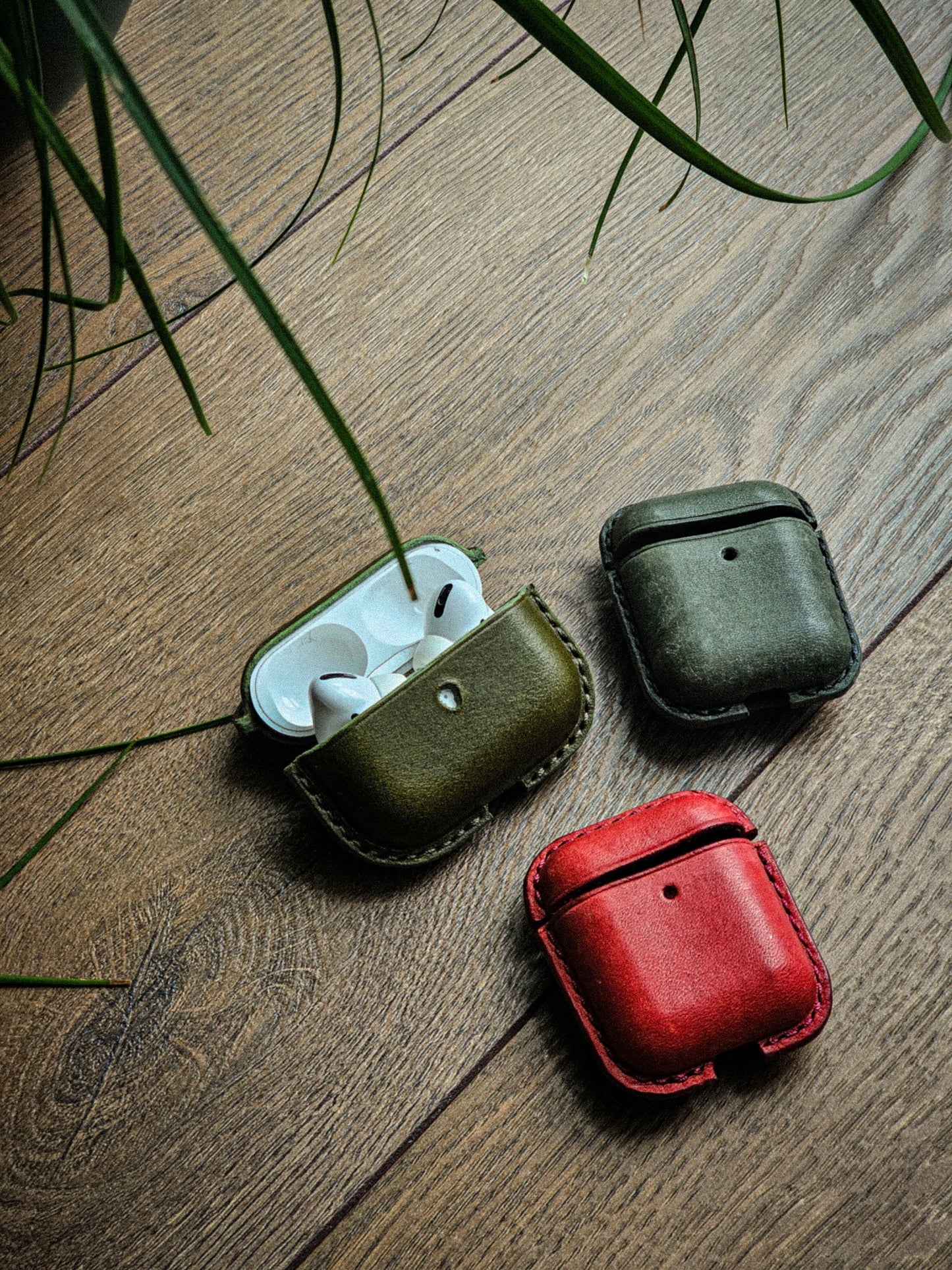 Airpods Pro futrālis / Olīvu krāsa