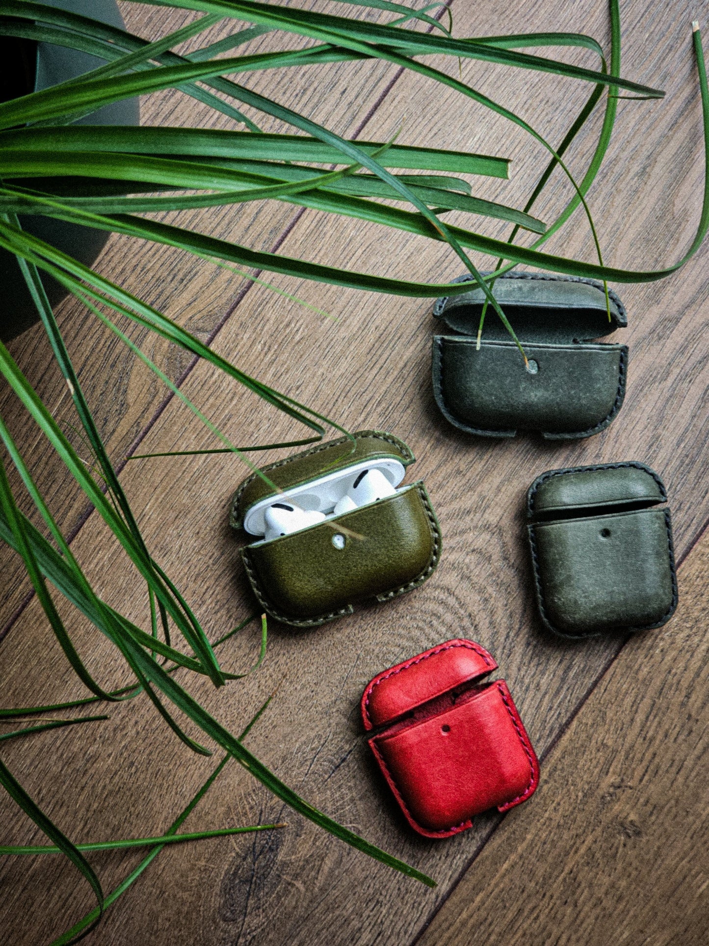 Airpods Pro futrālis / Olīvu krāsa