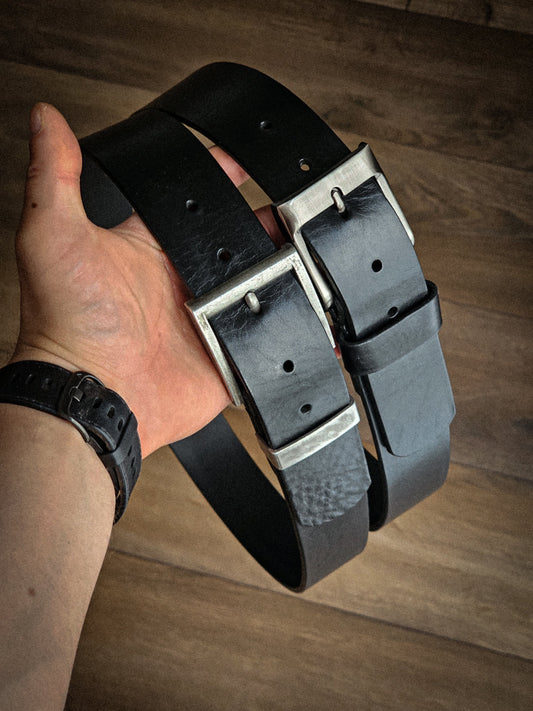 Black Leather Belt