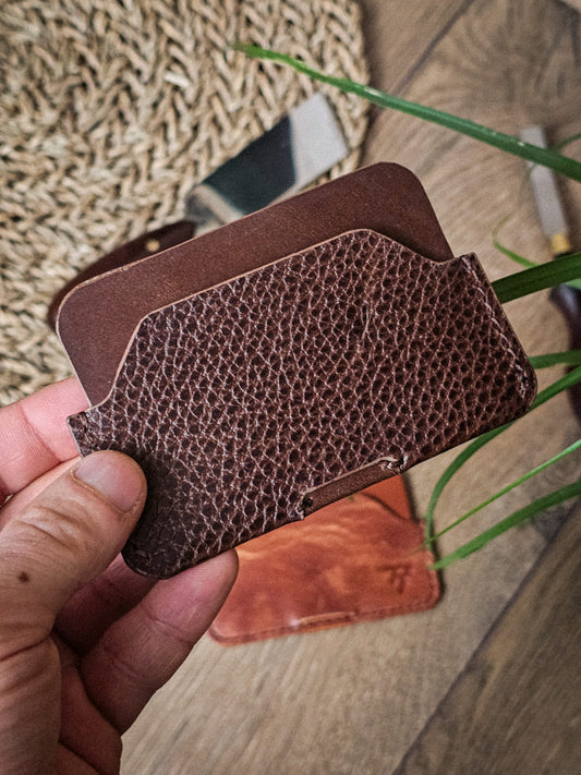 "Illusionist" Card Holder / Chocolate Dollaro