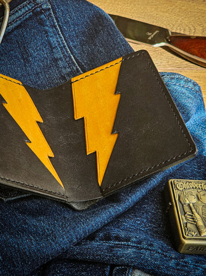 "Shazam" Wallet / Black & Yellow