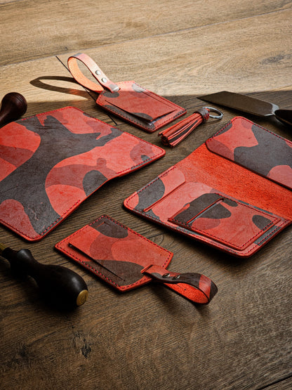 Travel Accessory Set / Red Camo