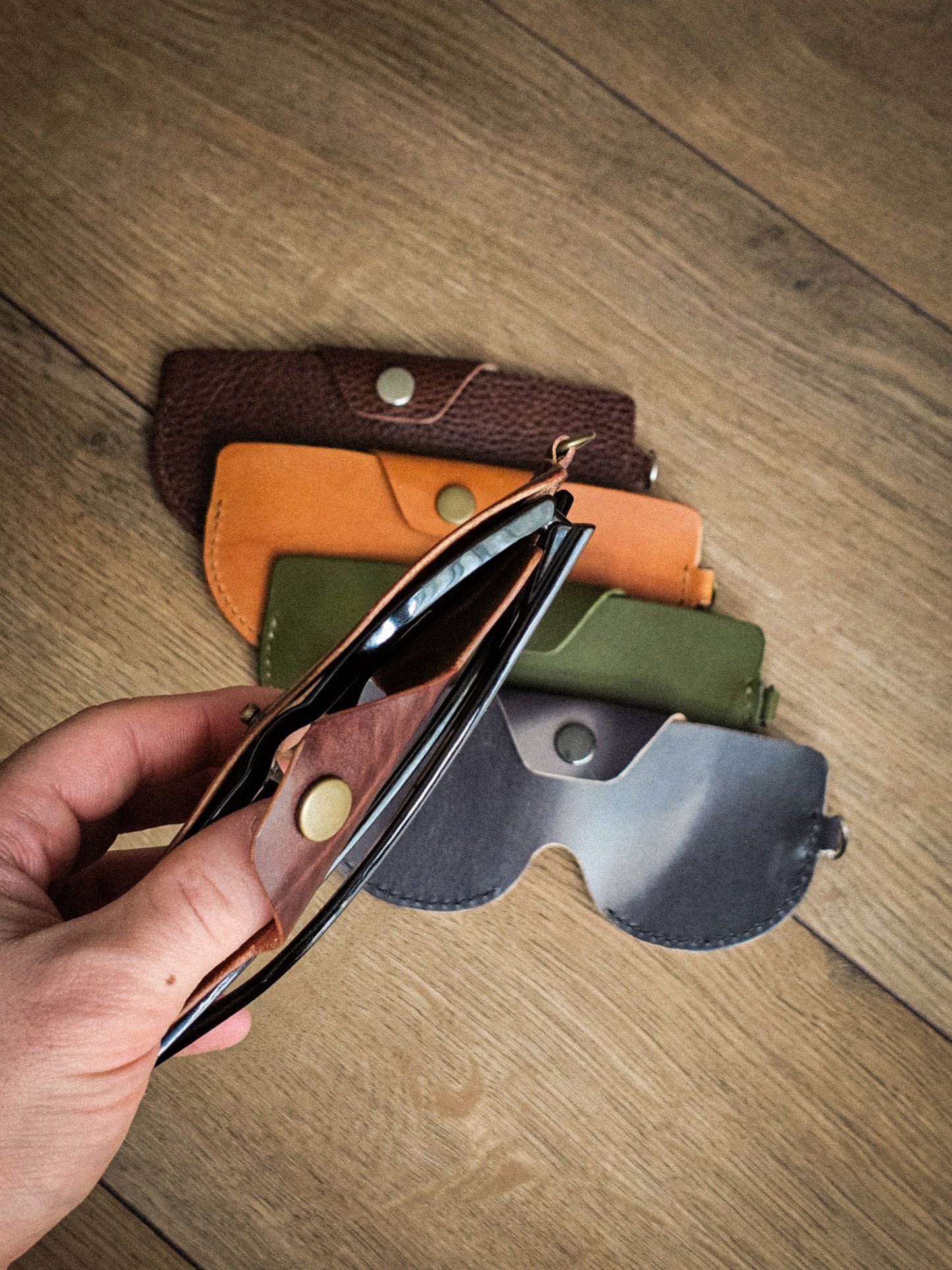 Briļļu futrālis / Zaļš