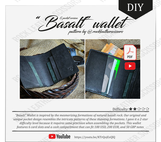 FREE "Basalt" Wallet Pattern