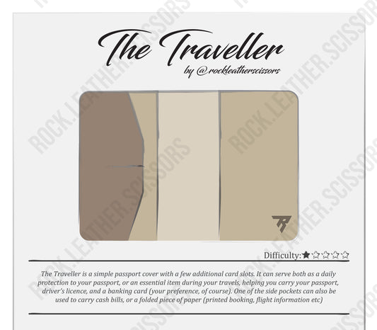 "Traveller" Passport Wallet Pattern