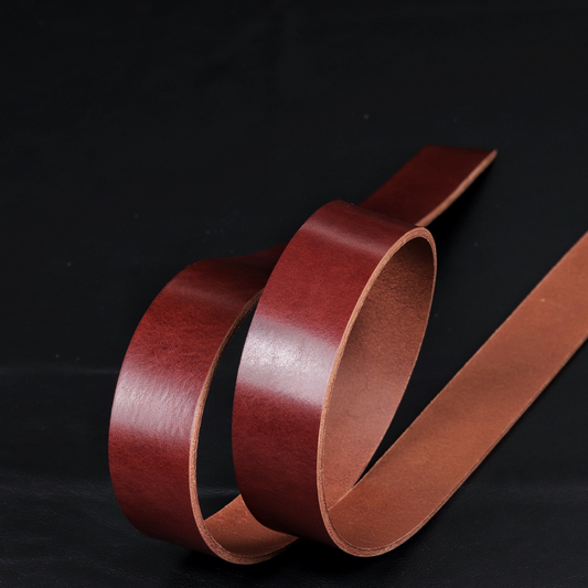 Medium Brown Leather Belt