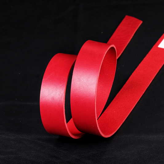 Red Leather Belt